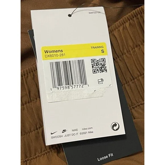 NIKE Dri-fit Mid Rise Shorts Size Small Brown NEW Running Gym Active Workout - Picture 9 of 11